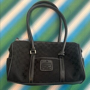 Liz Claiborne Black Signature Shoulder Bag